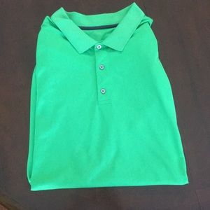Green Reebok Polo from Big & Tall